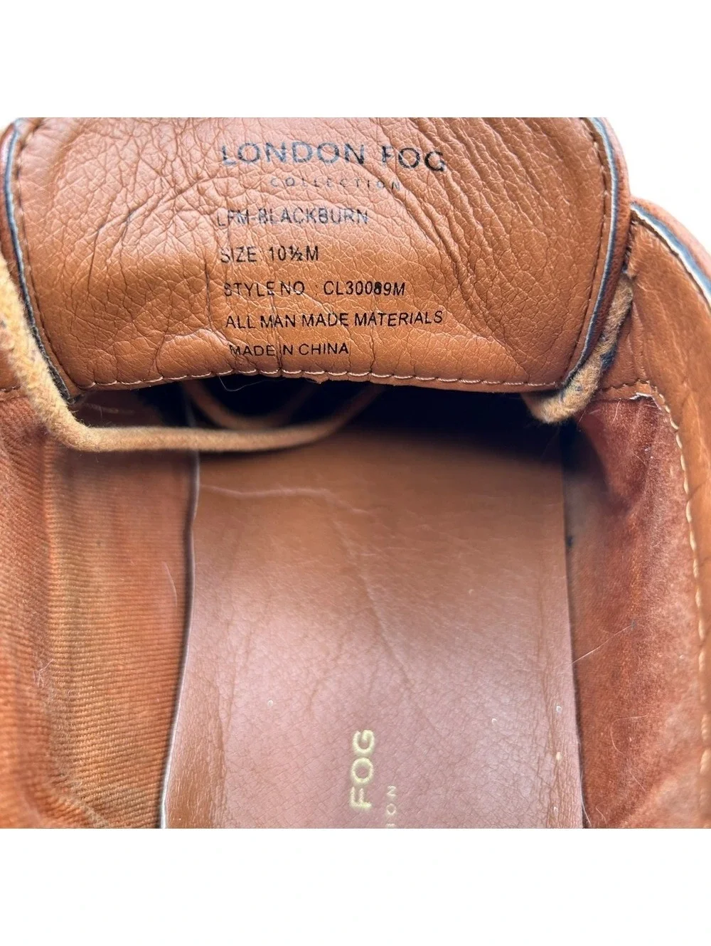 London Fog Collection Men's Brown LFM Blackburn Chukka Dress Boots Size 10.5M